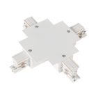 Kanlux TEAR N RC-CON-X W, vezetősín tartozék, fehér, acél, 100x100 mm - X-alakú csatlakozó beltéri használatra