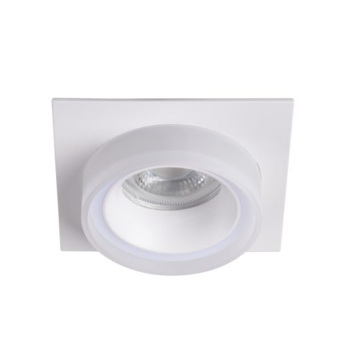 Kanlux GU10, 43x92 mm, fehér, alumínium házas, szögletes spot lámpatest, LONVI