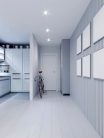 Kanlux GU10, 43x92 mm, fehér, alumínium házas, szögletes spot lámpatest, LONVI