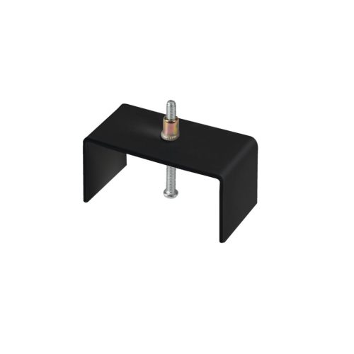 Kanlux TEAR N RCLIP-B rögzítő, acél, fekete, 30x30x60 mm – LED panel vezetősín rendszer rögzítéséhez