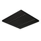 Kanlux 39W, 4800 lm, 3000K, fekete, fém házas, 600x600 mm, meleg fehér lineáris LED lámpatest, OFIS RST LED N1 - 50°-os sugárzási szöggel