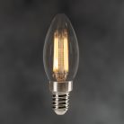 Kanlux XLED 5,9W, 806 lm, 2700K, 320° dimmelhető, E14, C35, meleg fehér LED fényforrás - hagyományos izzó alakú, széles fényeloszlás