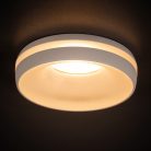 Kanlux Ø96 mm, GU10, IP20, fehér színű, alumínium házas, kerek spot lámpa keret, ELICEO