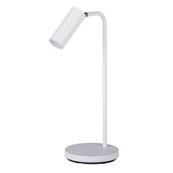   Kanlux 4,6W, 300 lm, CTA, dimmelhető, 395 mm, fehér, műanyag, állítható színhőmérsékletű íróasztali LED lámpa, LEADIE