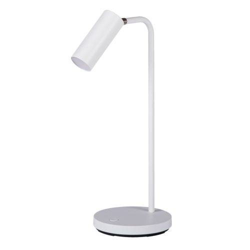Kanlux 4,6W, 300 lm, CTA, dimmelhető, 395 mm, fehér, műanyag, állítható színhőmérsékletű íróasztali LED lámpa, LEADIE