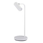 Kanlux 4,6W, 300 lm, CTA, dimmelhető, 395 mm, fehér, műanyag, állítható színhőmérsékletű íróasztali LED lámpa, LEADIE
