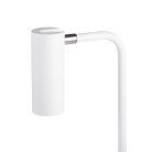Kanlux 4,6W, 300 lm, CTA, dimmelhető, 395 mm, fehér, műanyag, állítható színhőmérsékletű íróasztali LED lámpa, LEADIE