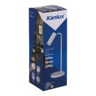 Kanlux 4,6W, 300 lm, CTA, dimmelhető, 395 mm, fehér, műanyag, állítható színhőmérsékletű íróasztali LED lámpa, LEADIE