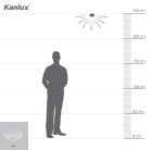 Kanlux ZONA JQ‑37‑W, fehér műanyag, 55×115 mm – PIR mozgásérzékelő, 10m hatótávolsággal, 360°/120° tartománnyal, 15s–30min világítással