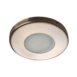   Kanlux Gx5,3, 12V, IP44/20, Ø85 mm, matt réz, acél házas, kerek, mennyezeti spot lámpatest, MARIN