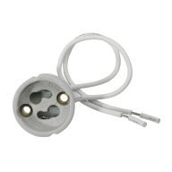   Kanlux kerámia lámpafoglalat, 250V AC, 2A, GZ10 (GU10) foglalat - beépíthető kivitel 15 cm bekötővezetékekkel, IP00 védelemmel