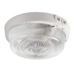   Kanlux E27, IP44, Ø225 mm, fehér, műanyag házas, kerek, mennyezeti lámpatest, TUNA