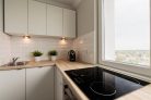 Kanlux G4, 130x130 mm, matt króm színű, acél házas, háromszög alakú bútorvilágító spot lámpatest, ZEPO - kapcsolóval felszerelt