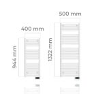 Intuis Nao elektromos törölközőszárító radiátor 300W