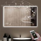 BVF ADELIG okostükör Bluetooth hangszóróval 60x60cm - 200W