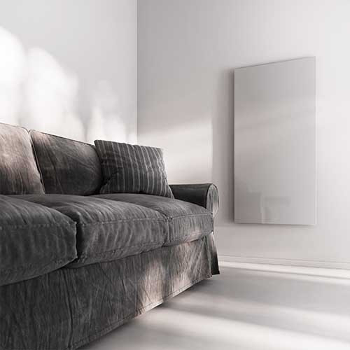BVF PG fehér üveg infrapanel 800W