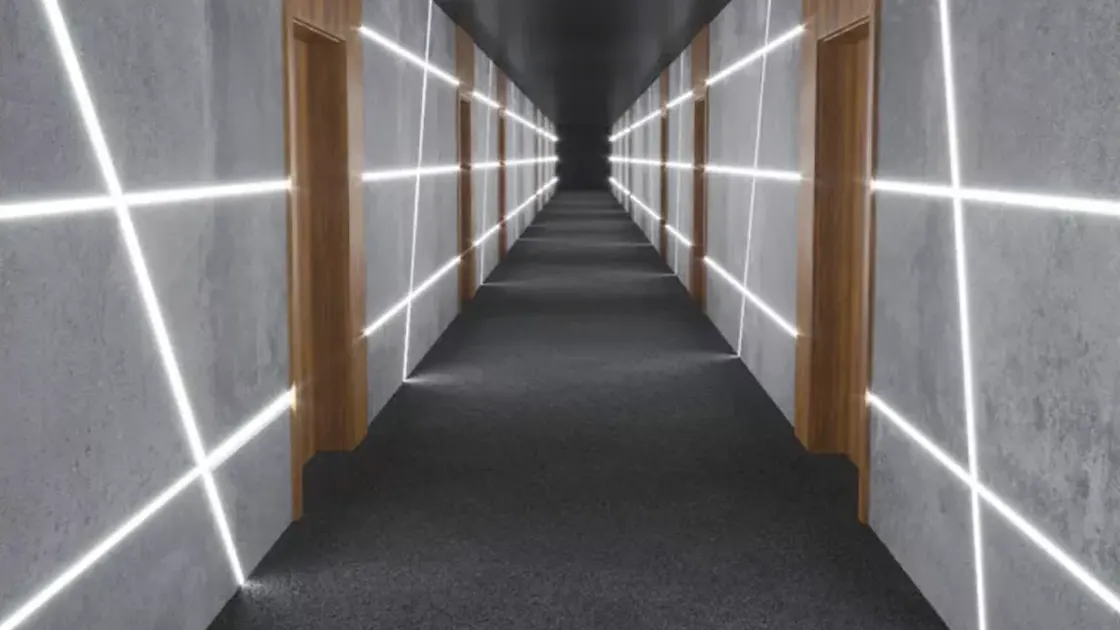 RGB LED szalag hangulatvilágítás nappaliban
