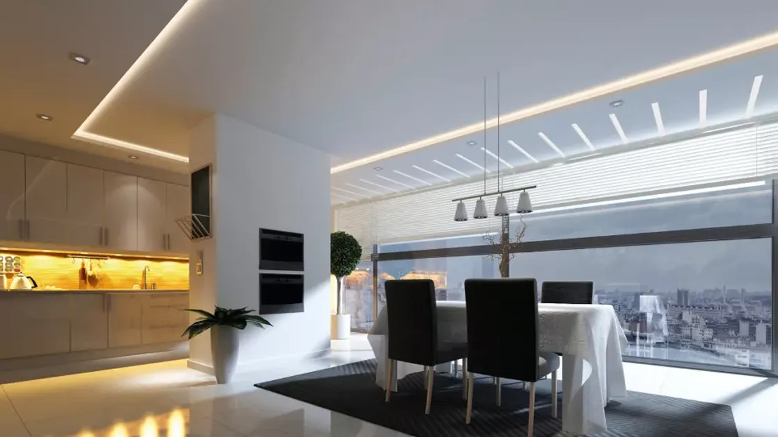 Esztétikus fényvonal bútorvilágításban